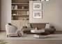 Atelier Del Sofa Bonjo Walnut - Earth Sofá de 3 plazas